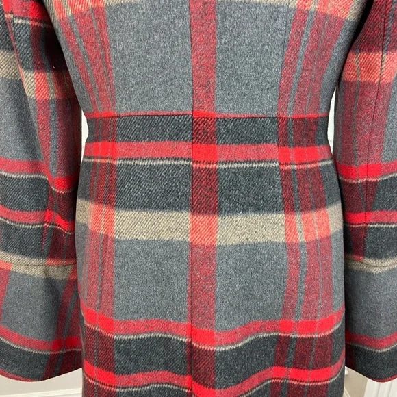 Stetson Ladies Collection,1498 Coat/Jacket grey wool, plaid, Size S, western - Picture 8 of 12